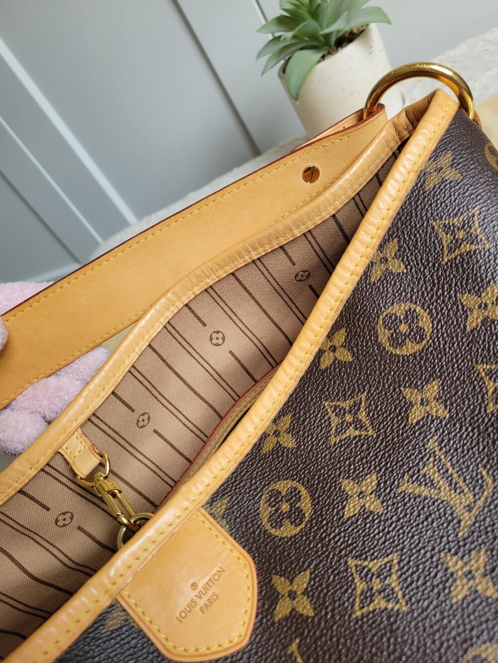 DISCONTINUED 💕Authentic Louis Vuitton DELIGHTFUL MM Hobo Shoulder Bag Monogram - Picture 7 of 16